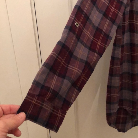 Hooded button up top - Picture 3 of 5